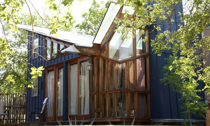 Spicewood Cama Y Desayuno | Funky Loft Azul Eco-Cabin