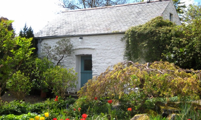 Fishguard Cabaña | One Room Cottage 1 milla del mar en el jardín Dyffryn Fernant