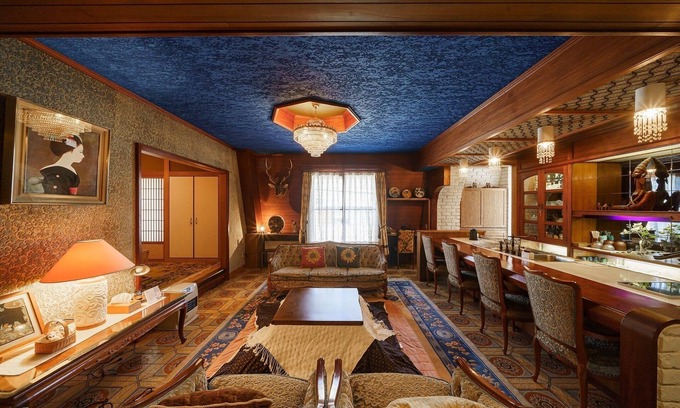 Akahodani Onsen Casa | Onjuku Tonbo Retro room with counter bar - 3rd and 4th floor reserved / Kaga Ishikawa