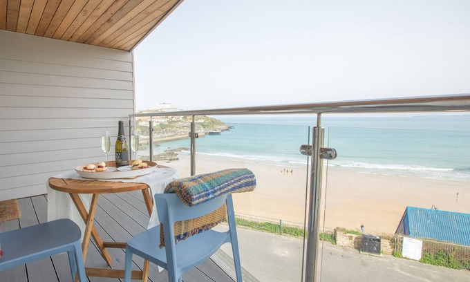 Newquay City Centre Apartamento | Onshore 6 - Newquay Towan Beach View