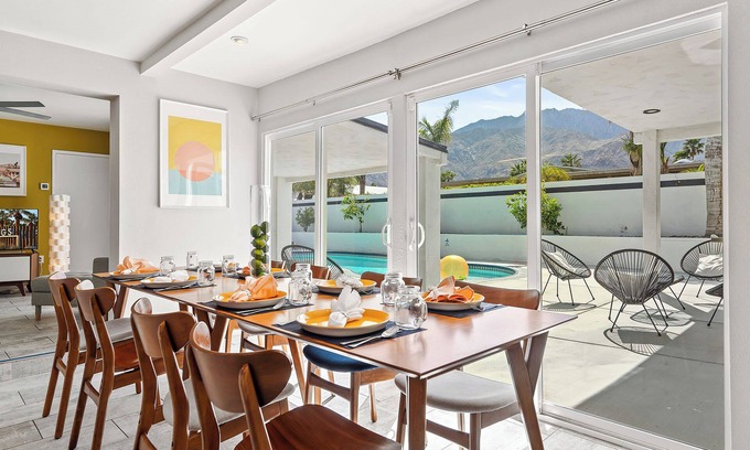 Vista Norte Casa | 'Orange Dream' Palm Springs Poolside Paradise!