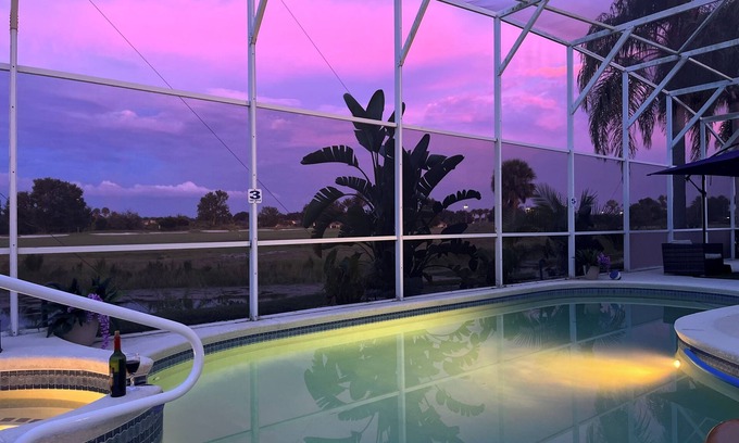 Ridgewood Lakes Casa | Orlando Davenport by Disney with pool and spa and view to the lake Golf Course