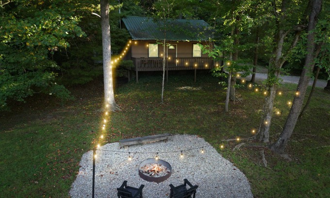 Laurelville Cabina | Cabaña-Romántico-Baño Privado-Outback Cabin
