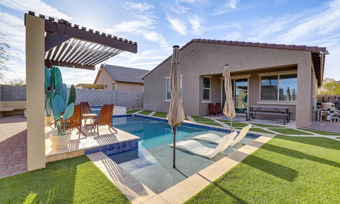 Montecito in Estrella Casa | Outdoor Oasis w/ Pool & Spa: Goodyear Getaway