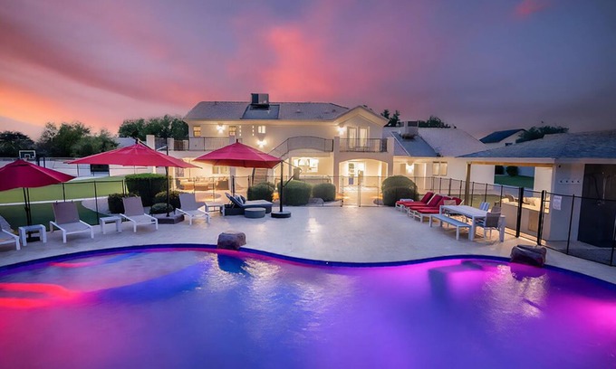 Gilbert Casa | Outrageous pool and onsite activities. Never leave this secluded paradise!