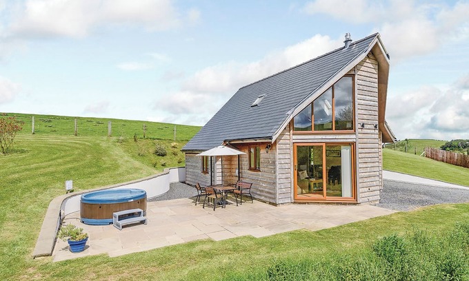 Caersws Chalet De Esquí | Alojamiento de 2 habitaciones en Little London, Nr Llandinam