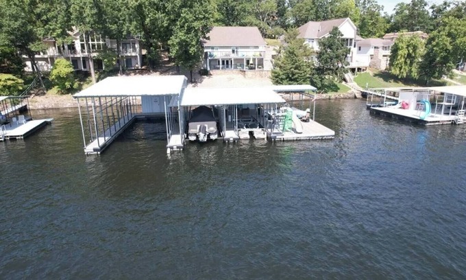 Lake of the Ozarks Casa | 6-bedroom /5-bath home. Great view, cove protection, mile 8, amazing dock
