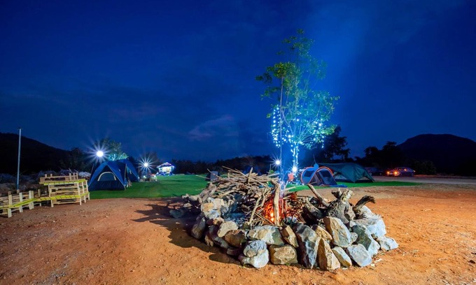 Nong Nam Daeng Hotel | Ozone Tented Camp See the Star