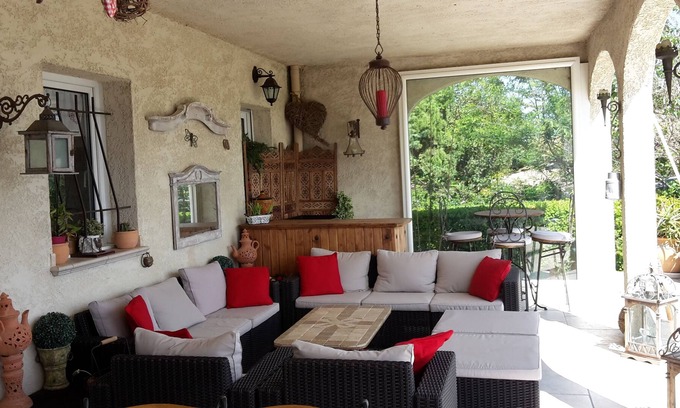 Lespignan Casa | P'tit Bonheur, piscina, mar, campo