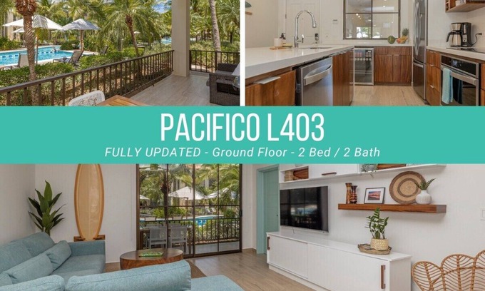 Coco Condominio | Pacifico L403 Renovated - Main Floor 2 Bed/2 Bath