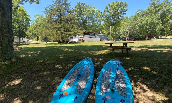 Gravois Mills Casa | Paddle Board Paradise w/ 40 acres of private hiking trails at Lake of the Ozarks