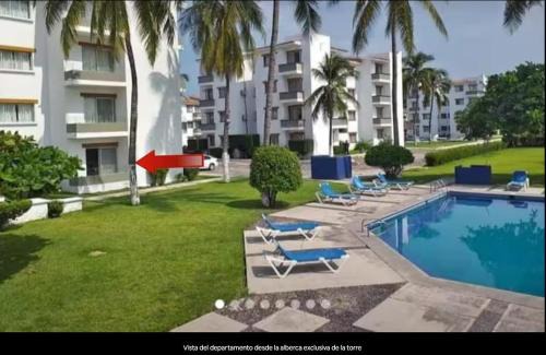 Manzanillo Apartamento | Padrisimo Departamento p6 personas en planta baja