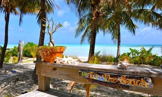 Spanish Wells Casa | Palma 22 - Cottage frente al mar con / Playa Vistas Espectacular