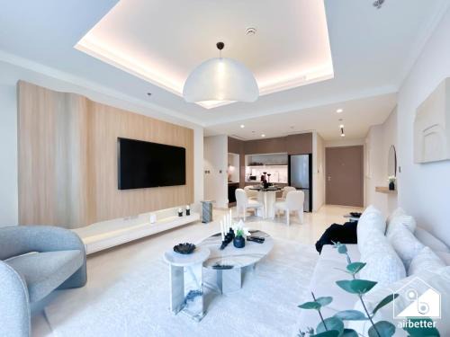Madinat Zayed Apartamento | Palm Jumeirah 1BR - Beach, Pool & Atlantis Views