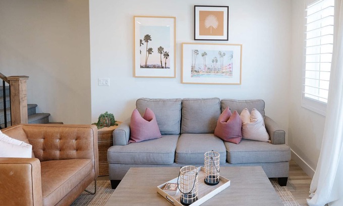 Washington Fields Casa | Palm Springs Heaven With Fire Pit and Game Table | Modern Desert Gem Townhome with Pool