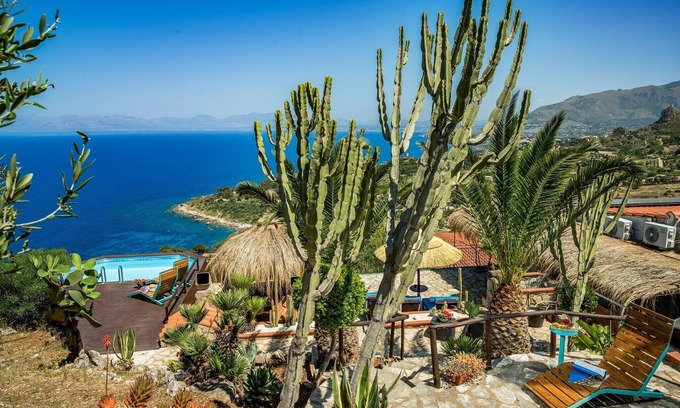 Scopello Villa | *PALMA DELLO ZINGARO* SPECTACULAR VIEW *SPA* *HEATED POOL*