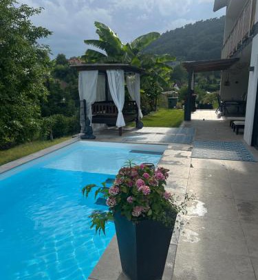 Saarburg Apartamento | Palmen Oase Saarburg, Exklusives Retreat mit Pool, Palmen und traumhafter Aussicht