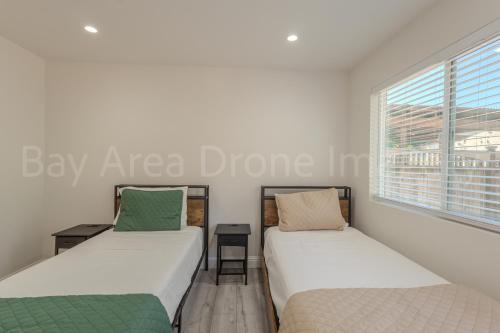 Palo Alto Casa | Palo Alto Suite 4 private bath and entrance Near Stanford 2 Twin beds