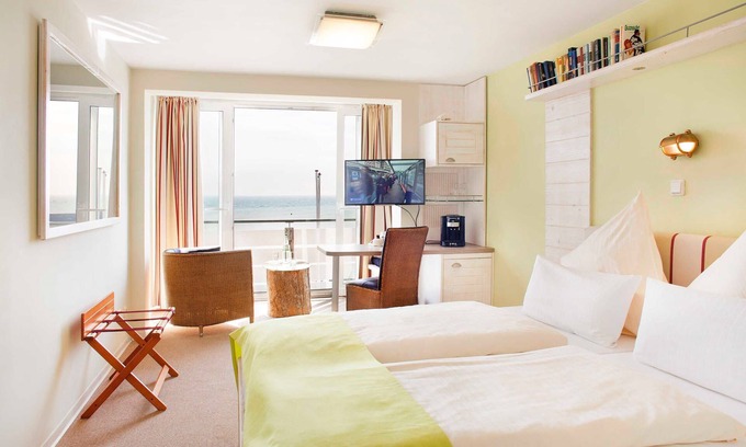 Helgoland Casa | Panorama habitación doble con vista al lago - Hotel Rickmers Insulaner