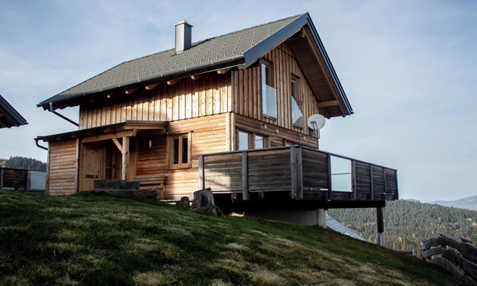 Bad Sankt Leonhard im Lavanttal Chalet De Esquí | Panorama & tranquillity: Chalet with sauna,large terrace & mountain views(1650m)