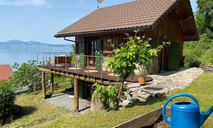Meillerie Chalet De Esquí | Panoramic lake view chalet