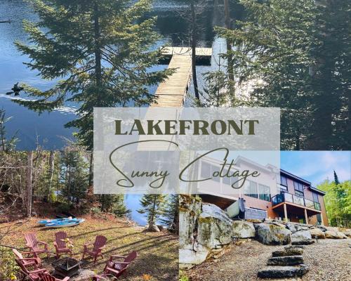 Chertsey Casa | Panoramic Lakefront Chalet with Hot Tub & Firepit