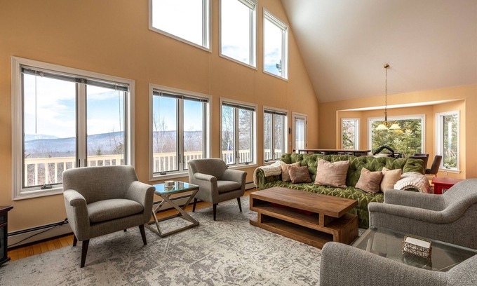 Andover Casa | Panoramic Mountain Views | 5-Acre Family Retreat Near Top Ski Resorts!