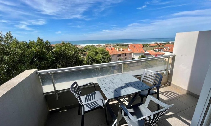 Anglet Apartamento | Panoramic ocean view - Parking