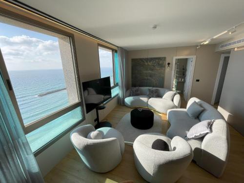 Netanya Apartamento | Panoramic Sea View Luxury Suite