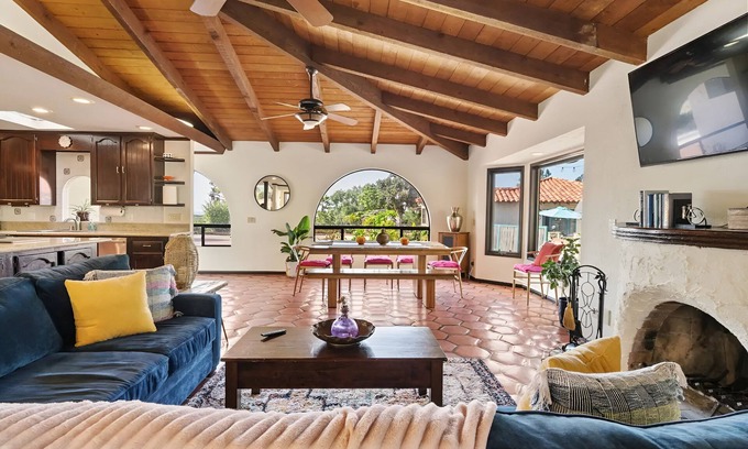 Jamul Casa | Panoramic Spanish Oasis + Pool & Hot Tub