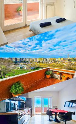 Quartiere XXI Pietralata Apartamento | Panoramic Sunset Terrace Attic