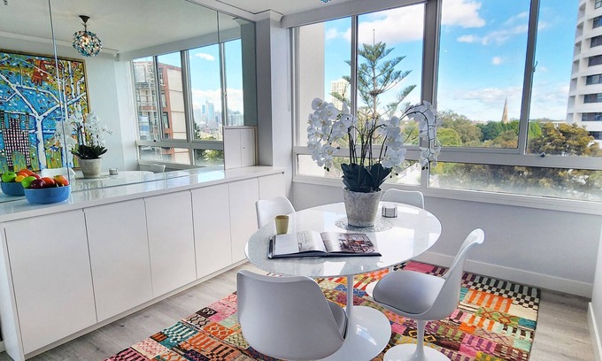 Double Bay Apartamento | Panoramic Wraparound Harbour & City Views - 2 Bed, 2 Bath, Parking & Pool