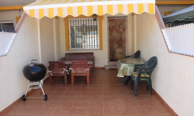 Santiago de la Ribera Casa | "Paradise Hermosa vivienda de playa piscina 2 dormitorio 2 baño wifi English TV