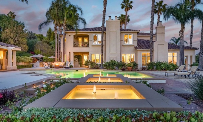 Rancho Santa Fe Casa | Paradise Palm Ranch: an Elite Gated Enclave w/ Pool, Spa, & Mykonos Room