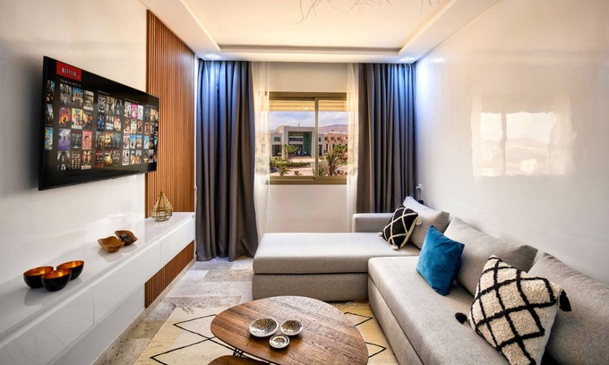 Haut Founty Apartamento | Apartamento-Apartamento-Baño para personas con movilidad reducida-Vista a la ...