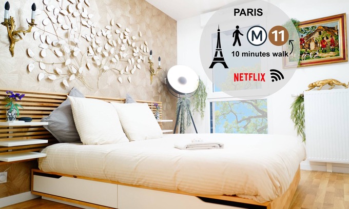 Bagnolet Apartamento | Paris I 77m ² Cosy I Proche Métro 11