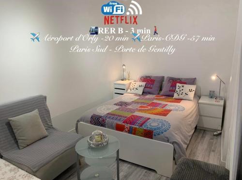 Gentilly Apartamento | Paris Sud-porte de Gentilly mignon T2 250 m de Paris