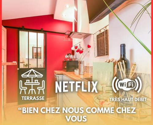 Pantin Apartamento | Paris-Zénith-bienvenue-terrasse-Netflix
