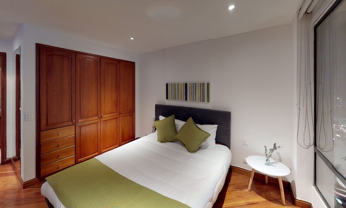 Chico Reservado Apartamento | Parque 93-Tolouse 1 BR-Green -406