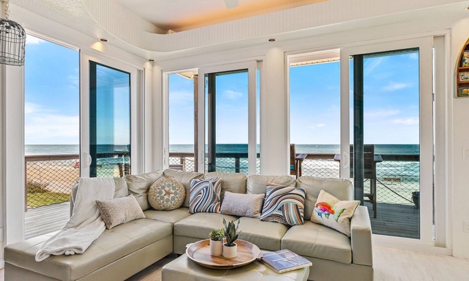 Bethune Beach Casa | Parrot Head Paradise / Pet Friendly Home with Views From Every Floor!