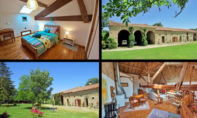 Calmont Cama Y Desayuno | Pastel: furnished room between Toulouse and Carcassonne