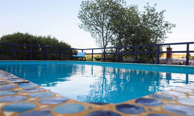 Fonte do Bispo Casa | Pavilhao da Art, colourful, Avante- guard ,priv.,Wifi,air-cond.pool,near the sea