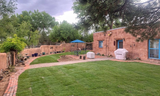 Corrales Casa | Peaceful artisan adobe with view of the Sandias