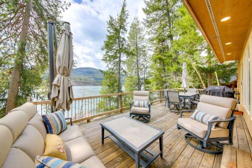 Sandpoint Casa | Peaceful Cabin with Dock on Lake Pend Oreille