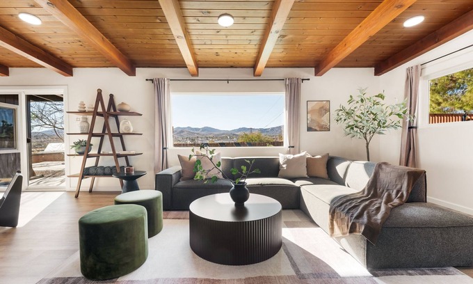 Yucca Valley Casa | Peaceful Desert View, In-Ground Salt Water Pool, Fire Pit