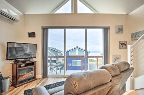 Yachats Apartamento | Peaceful Fall Escape Oregon Home with Ocean View