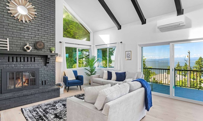 Camano Island Casa | Peaceful Island Getaway, Port Susan views w/BBQ