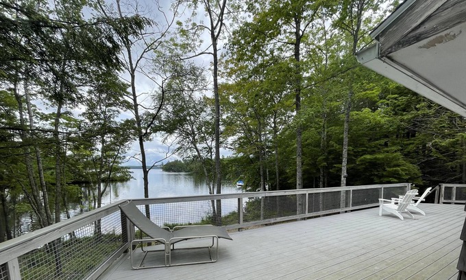 Nobleboro Cabaña | Peaceful lakefront cottage on nine acres, minutes from mid coast villages