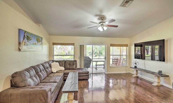 Lehigh Acres Casa | Peaceful Lehigh Acres Home w/ Grill + Lanai!