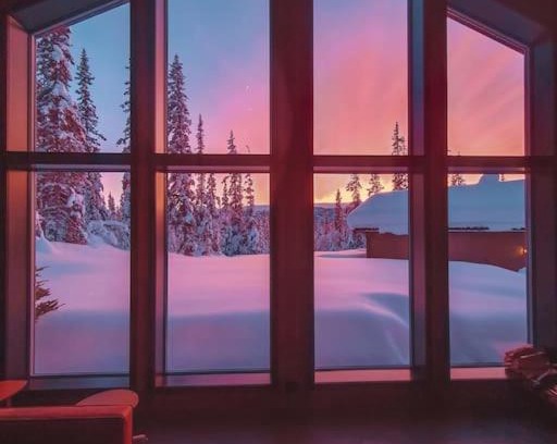 Oystre Slidre Chalet De Esquí | Peaceful Oasis. Panoramic forest- & mountain view. Sauna.